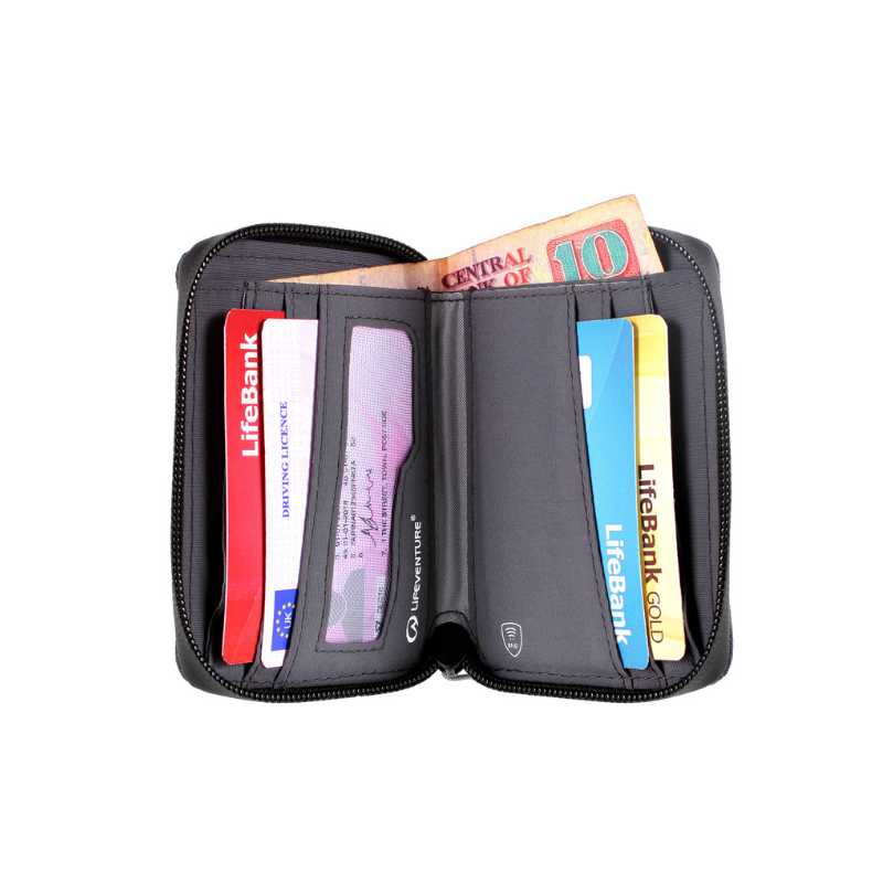 Piniginė Lifeventure RFD Bi-Fold Recycled - Tamsiai pilka