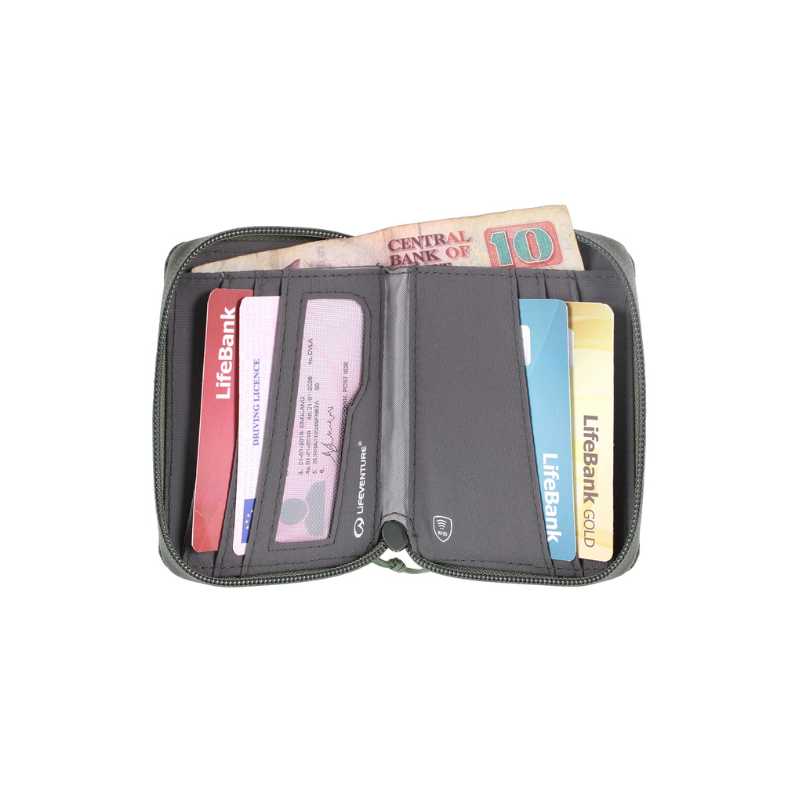 Piniginė Lifeventure RFD Bi-Fold Recycled - Tamsiai pilka