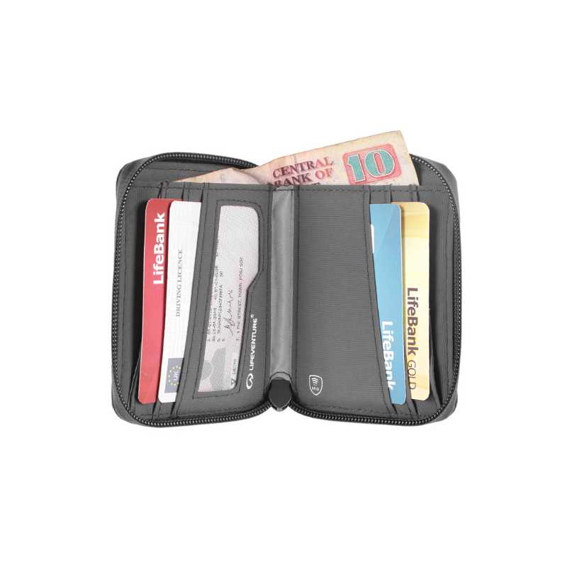 Piniginė Lifeventure RFD Bi-Fold Recycled - Tamsiai pilka