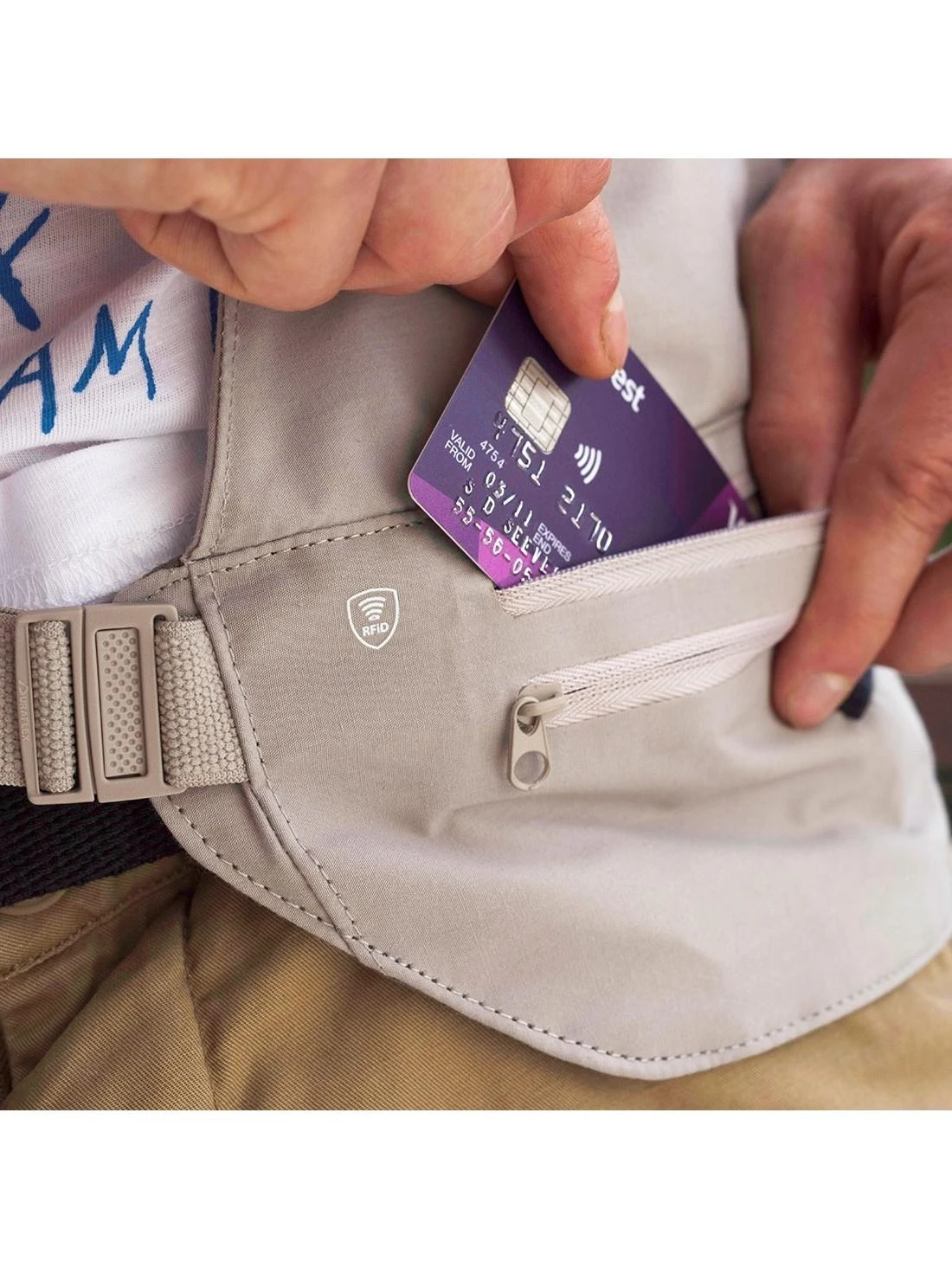 Piniginė Lifeventure RFID Body Wallet