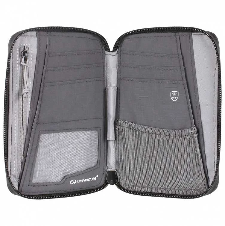 Piniginė Lifeventure RFiD Mini Travel Wallet Recycled - Mėlyna