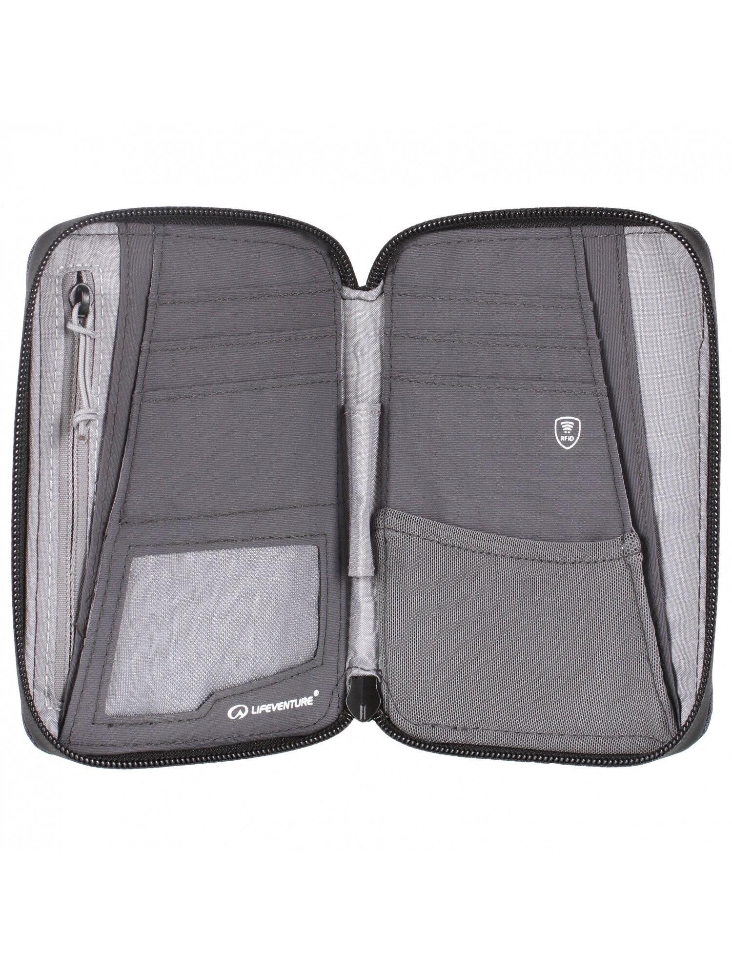 Piniginė Lifeventure RFD Mini Travel Wallet Perdirbta - Pilka