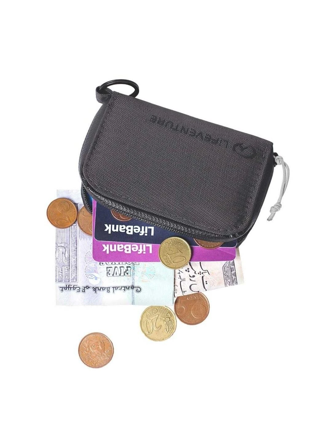 Piniginė monetoms Lifeventure RFiD Coin Wallet Recycled