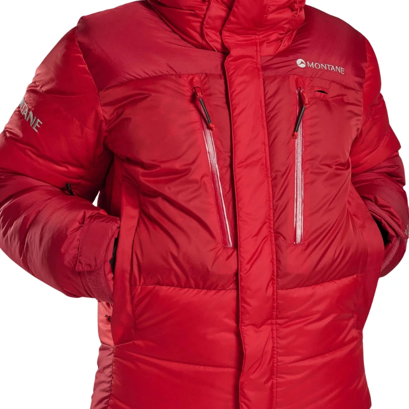 Pūkinė striukė Montane Apex 8000 Down Jkt - Raudona - L
