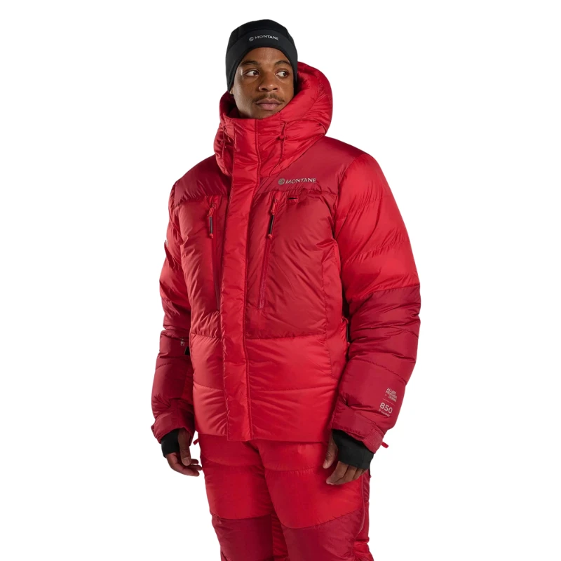 Pūkinė striukė Montane Apex 8000 Down Jkt - Raudona - L