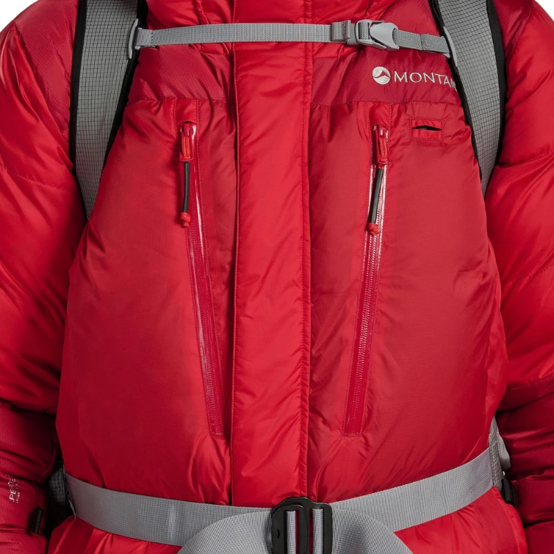 Pūkinė striukė Montane Apex 8000 Down Jkt - Raudona - L