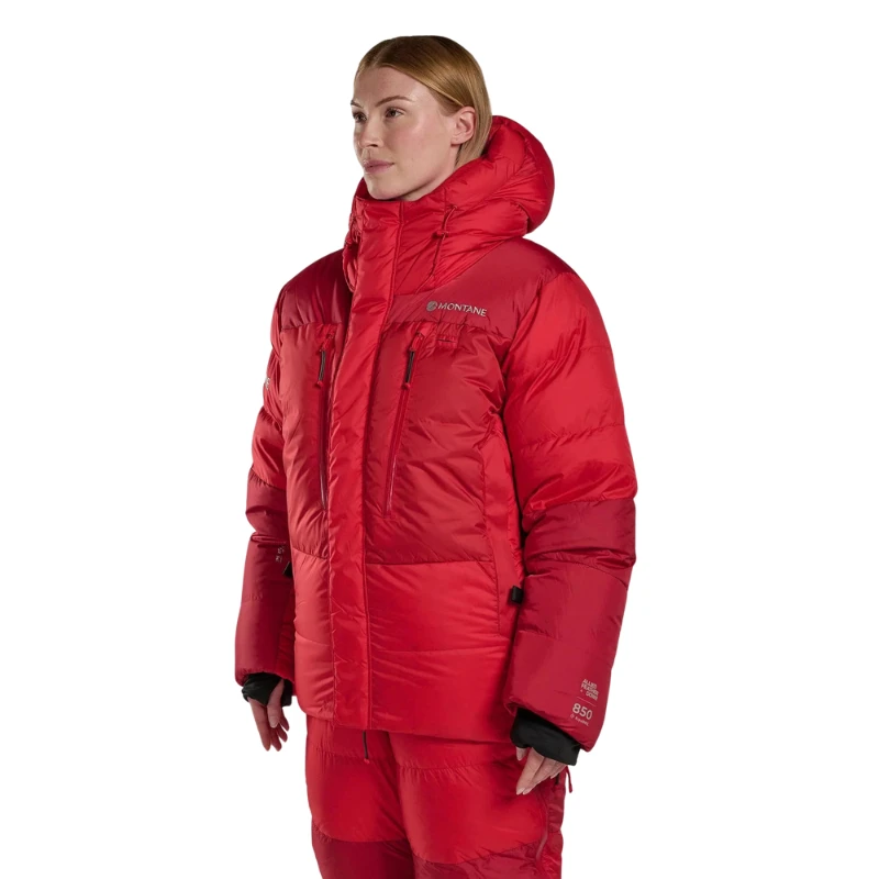 Pūkinė striukė Montane Apex 8000 Down Jkt - Raudona - L