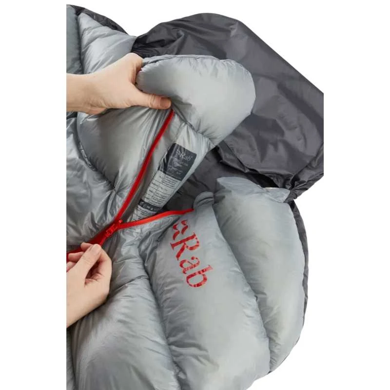 Pūkinis miegmaišis Rab Mythic Ultra Modular 120 - Kairėje