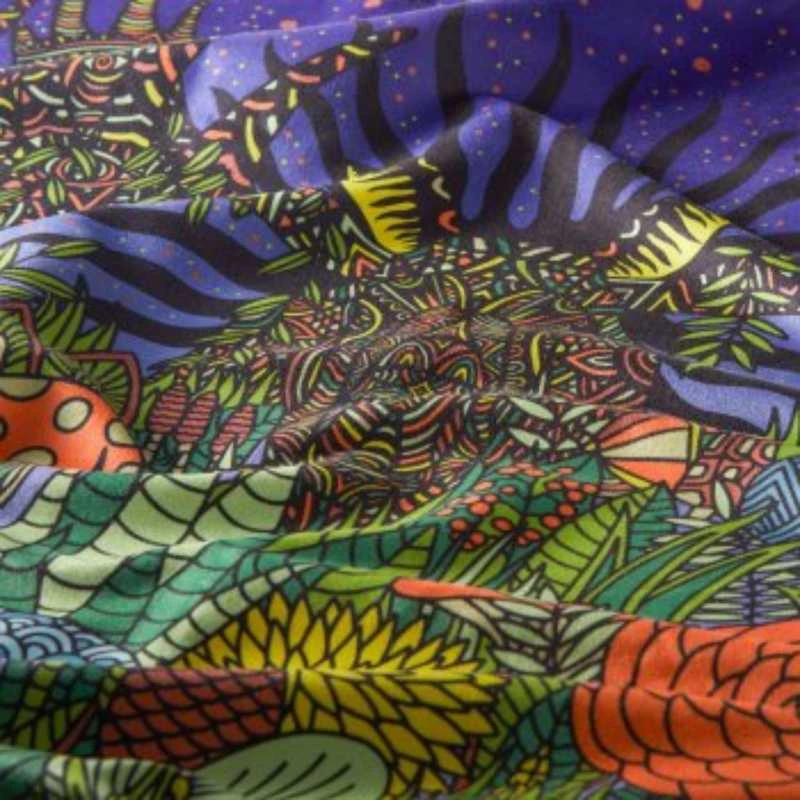 Rankšluostis PackTowl PT Personal Body Mystic Moose Print - Violetinė - Body