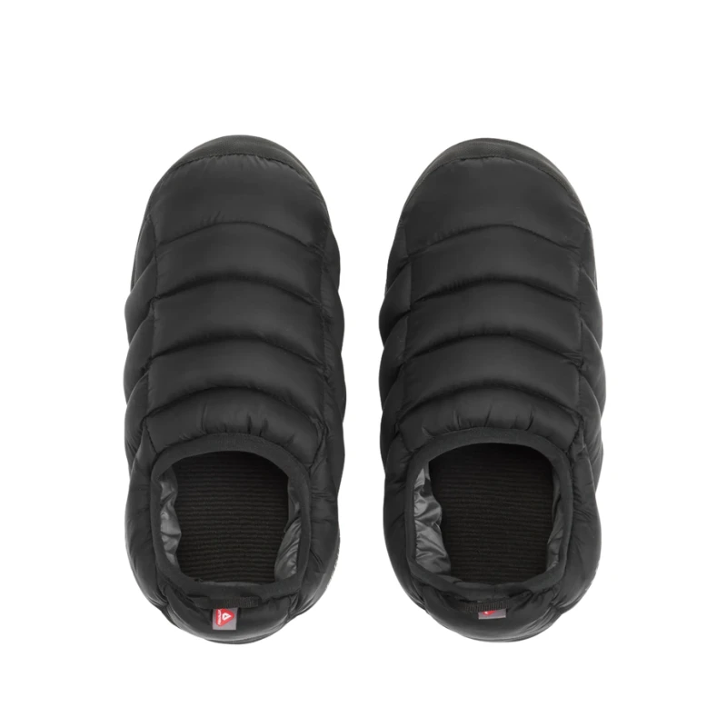 Šiltos kelioninės šlepetės Rab Down Hut Slipper - Juoda - XL