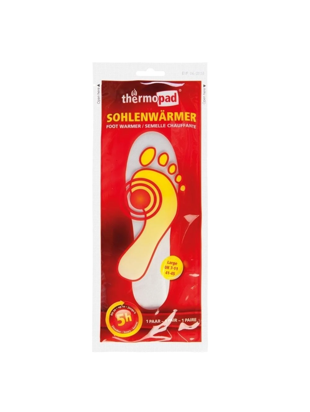 Thermopad pėdu šildytuvai XL pakuotė