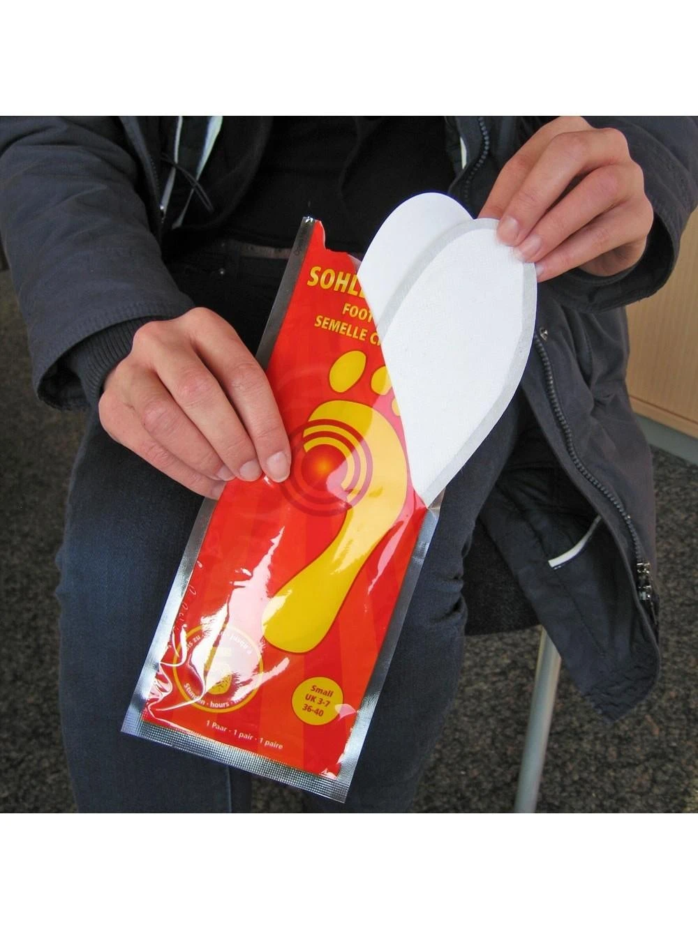 Thermopad pėdų šildikliai pakuotėje