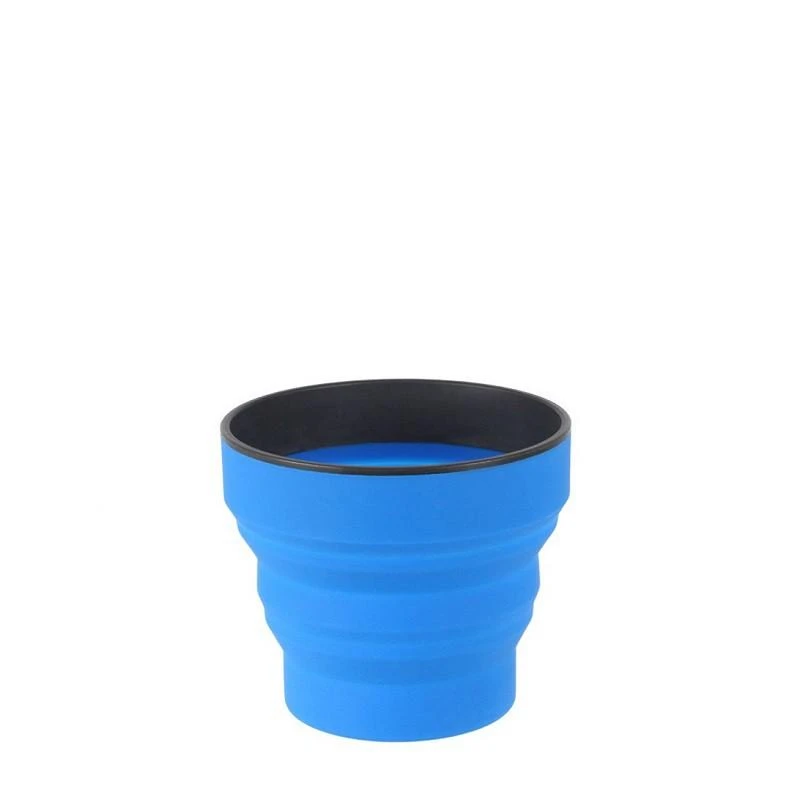 Suspaudžiamas puodelis Lifeventure Silicone Ellipse FlexiMug - Tamsiai mėlyna