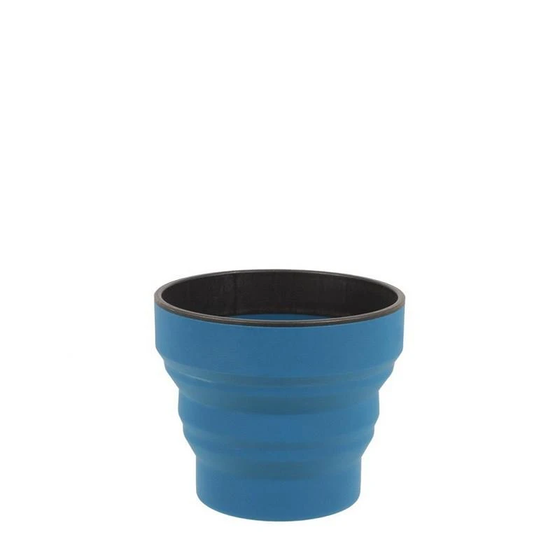 Suspaudžiamas puodelis Lifeventure Silicone Ellipse FlexiMug - Tamsiai pilka