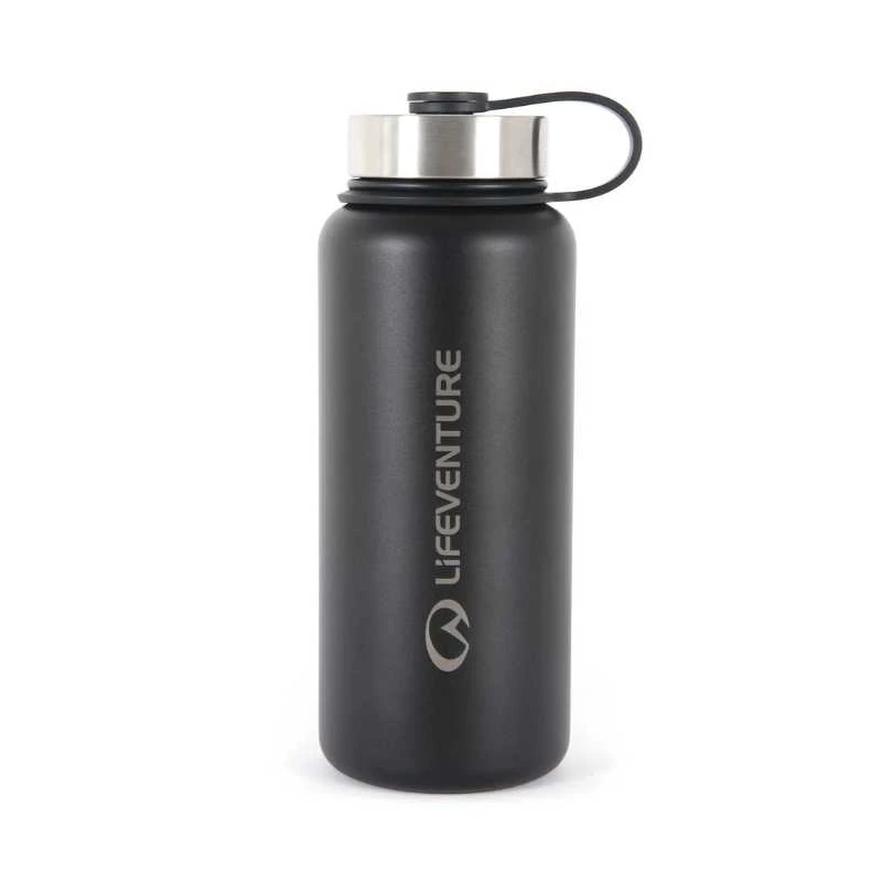 Termo gertuvė Lifeventure 1 Litre Flask - Juoda