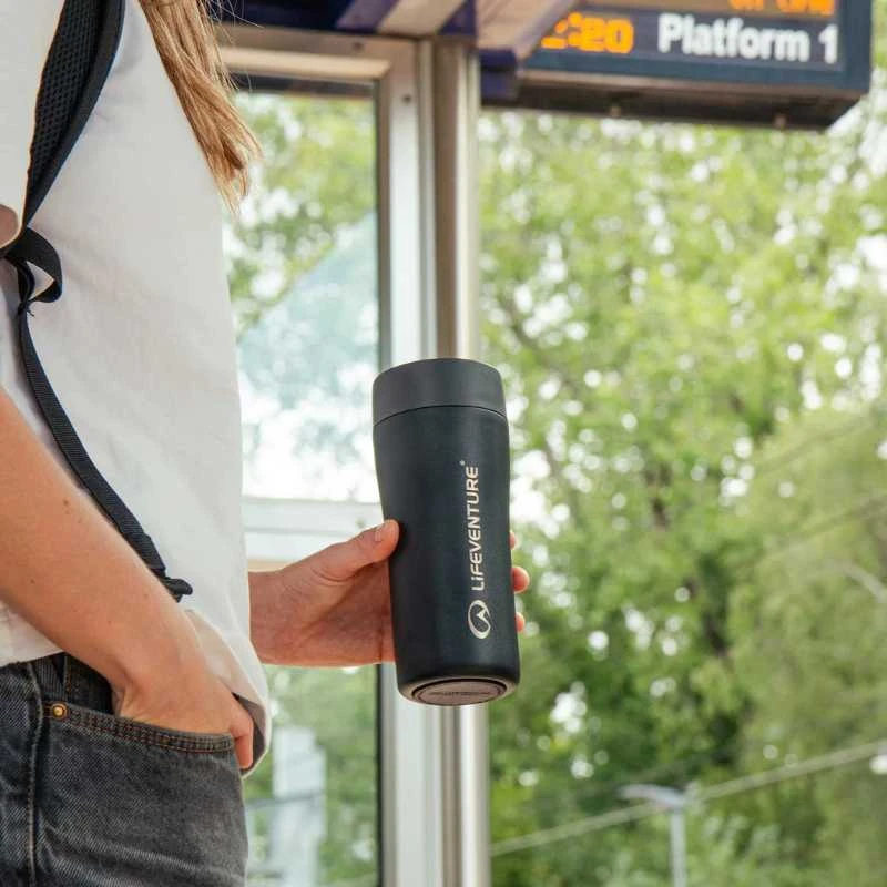 Termosas Lifeventure One Touch Thermal Mug - Žydra