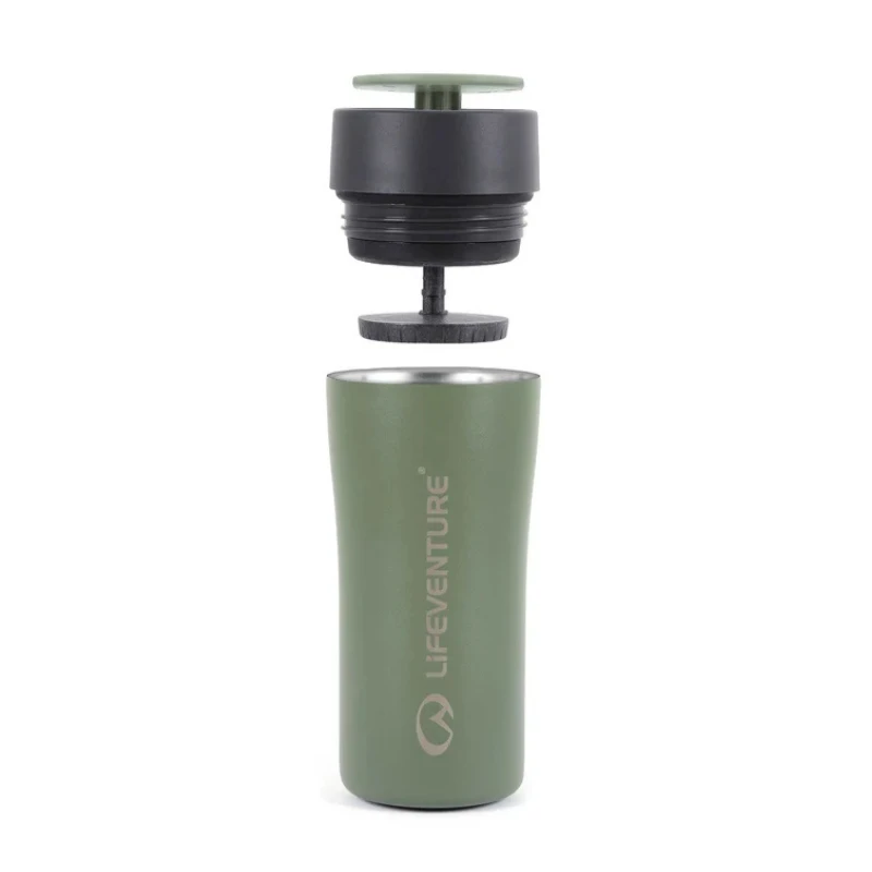 Termosas Lifeventure One Touch Thermal Mug - Šviesiai pilka