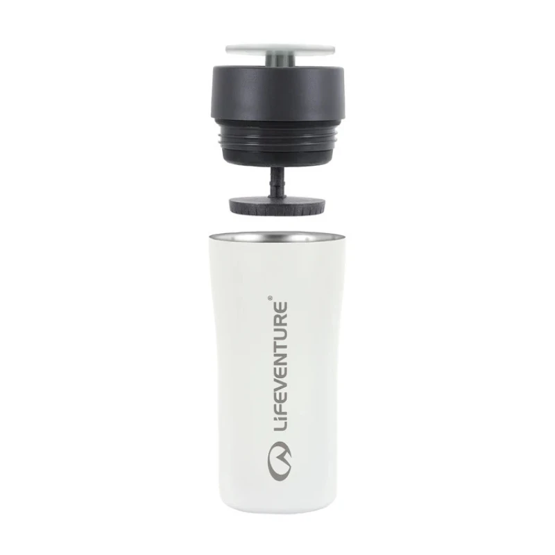 Termosas Lifeventure One Touch Thermal Mug - Šviesiai pilka