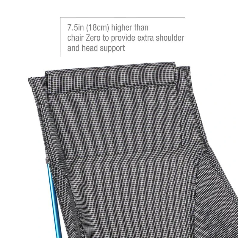 JAV Sudedama kėdė Helinox Chair Zero High-Back juodas