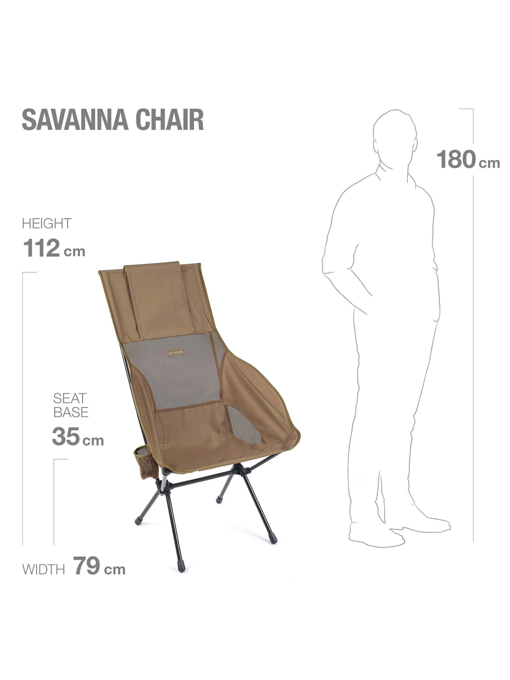 JAV Turistinė kėdė Helinox Savanna Chair - Ruda (ruda)