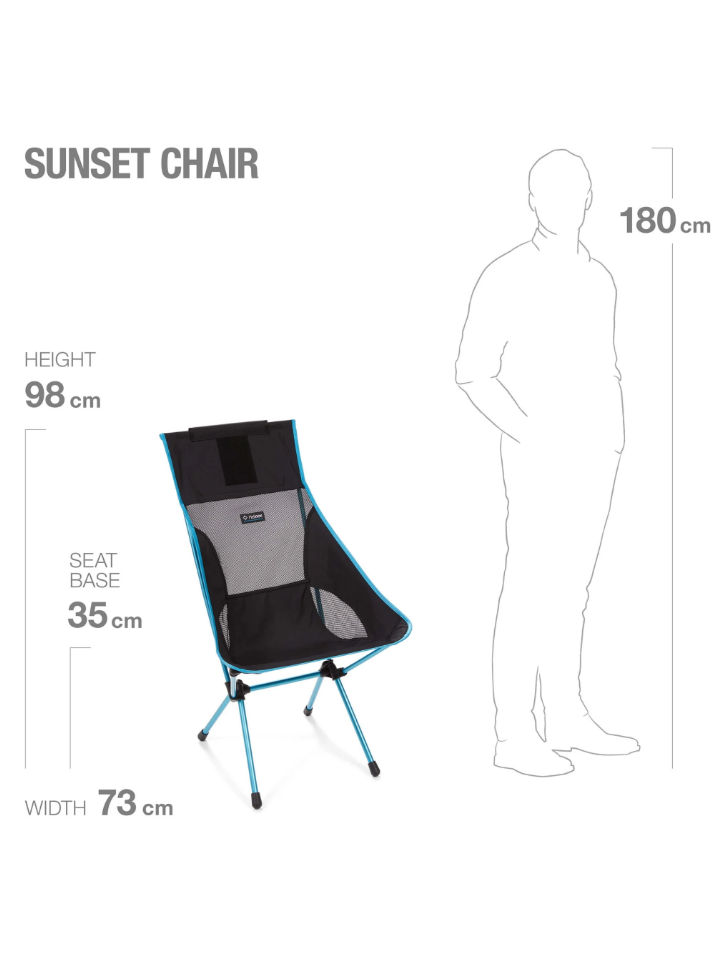 Turistinė kėdė Helinox Sunset Chair Juodas R2