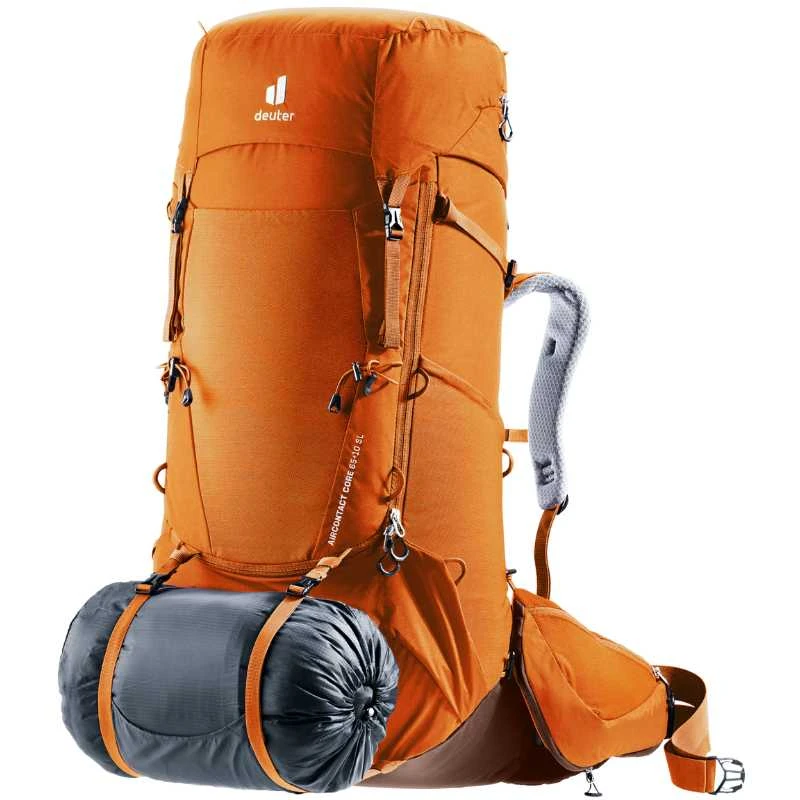 Turistinė kuprinė Deuter Aircontact Core 65+10 SL - Juoda/grafito (juodas/graphene),