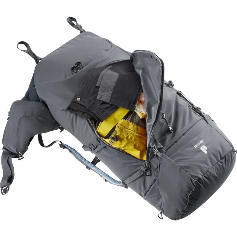 Turistinė kuprinė Deuter Aircontact Core 65+10 SL - Juoda/grafito (juodas/graphene),