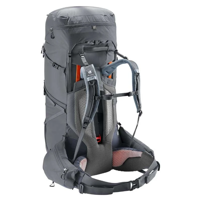 Turistinė kuprinė Deuter Aircontact Core 65+10 SL - Juoda/grafito (juodas/graphene),