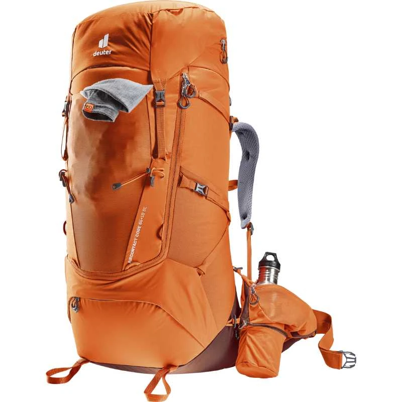Turistinė kuprinė Deuter Aircontact Core 65+10 SL - Juoda/grafito (juodas/graphene),