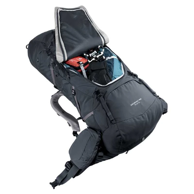 Deuter Aircontact Pro 85+10 Hiking backpack Juodas