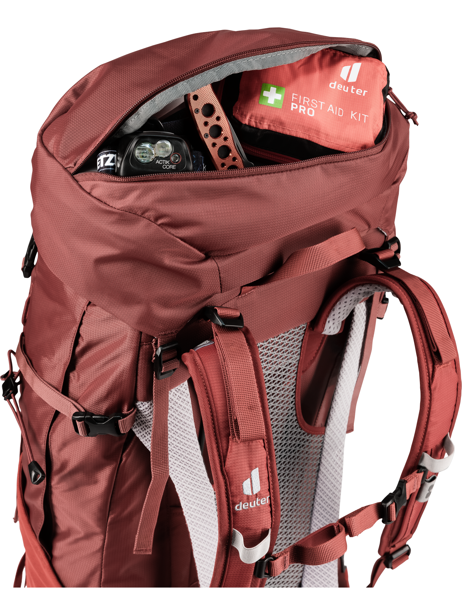 Turistinė kuprinė Deuter Futura Air Trek 45 +10 SL - Juoda