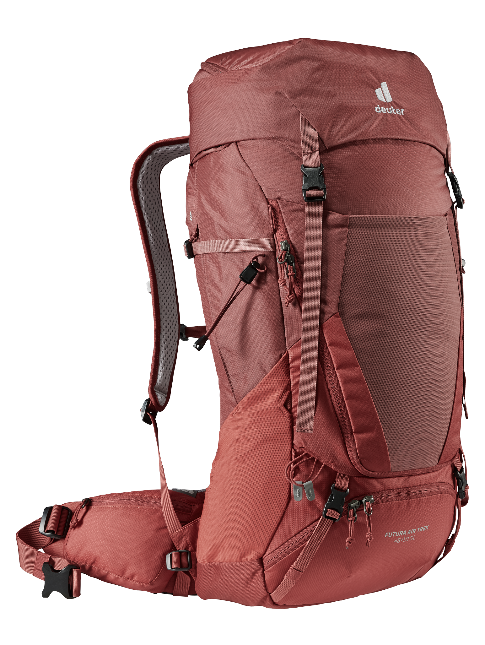 Turistinė kuprinė Deuter Futura Air Trek 45 +10 SL - Juoda