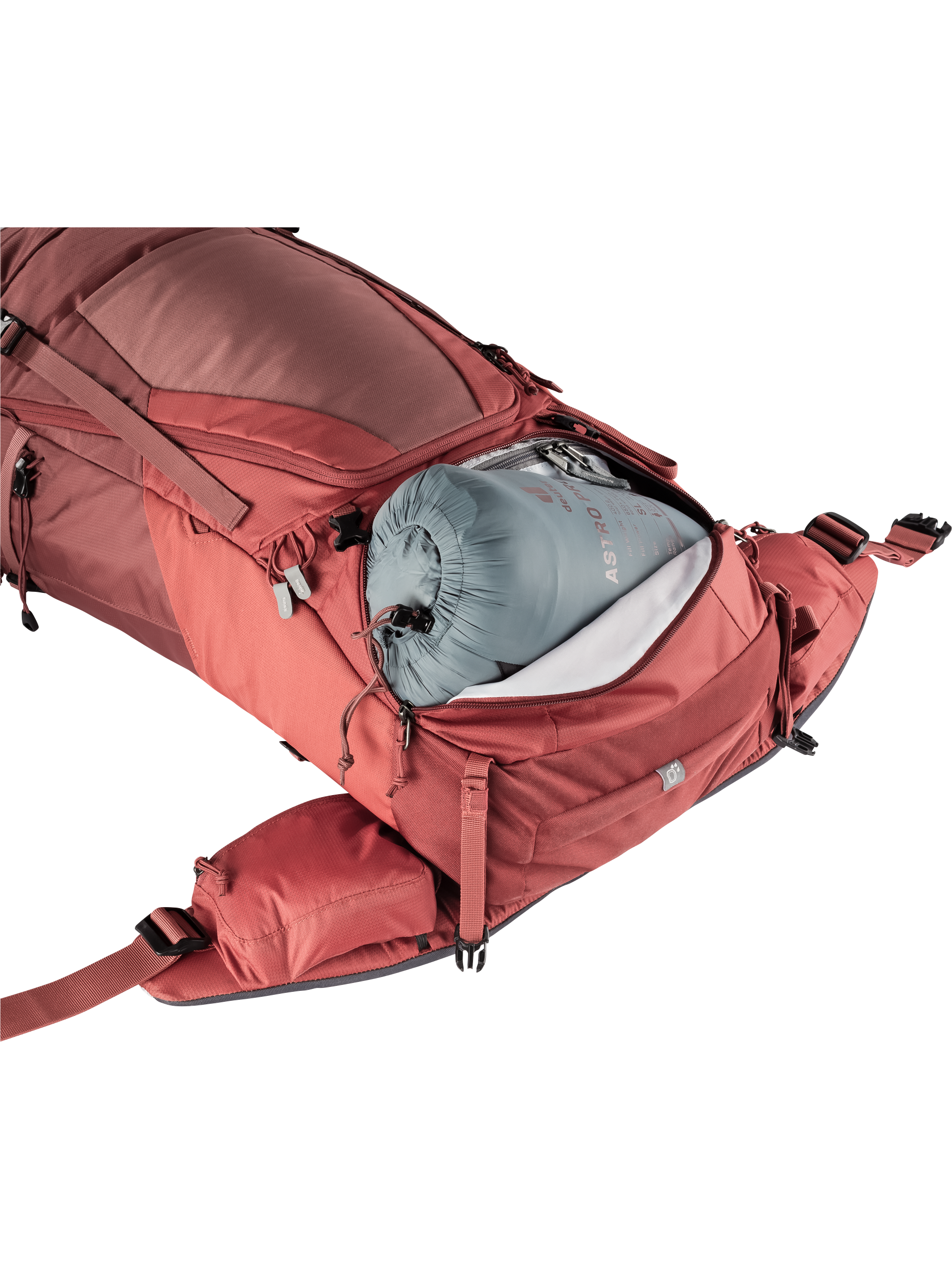 Turistinė kuprinė Deuter Futura Air Trek 45 +10 SL - Juoda