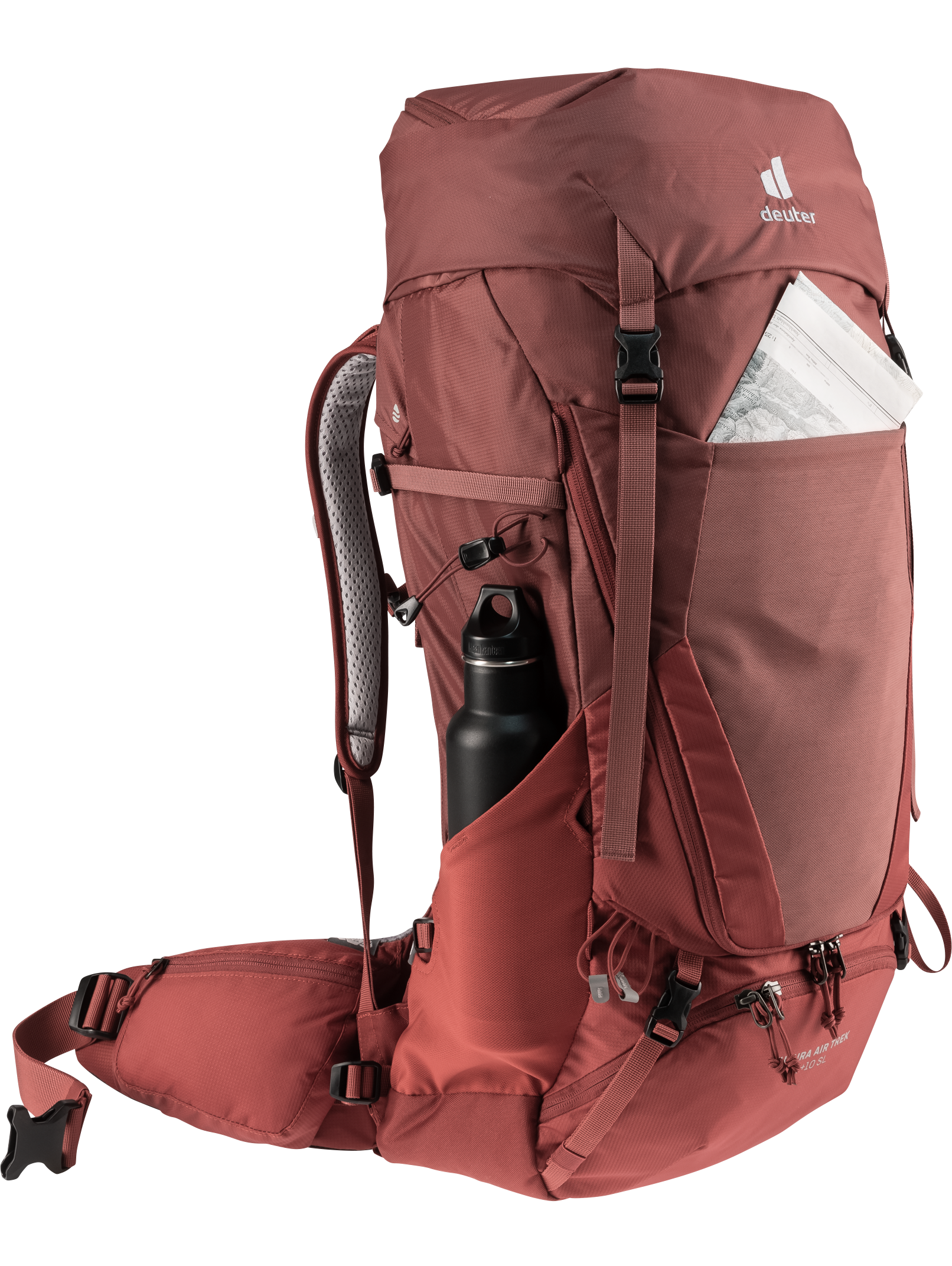Turistinė kuprinė Deuter Futura Air Trek 45 +10 SL - Juoda