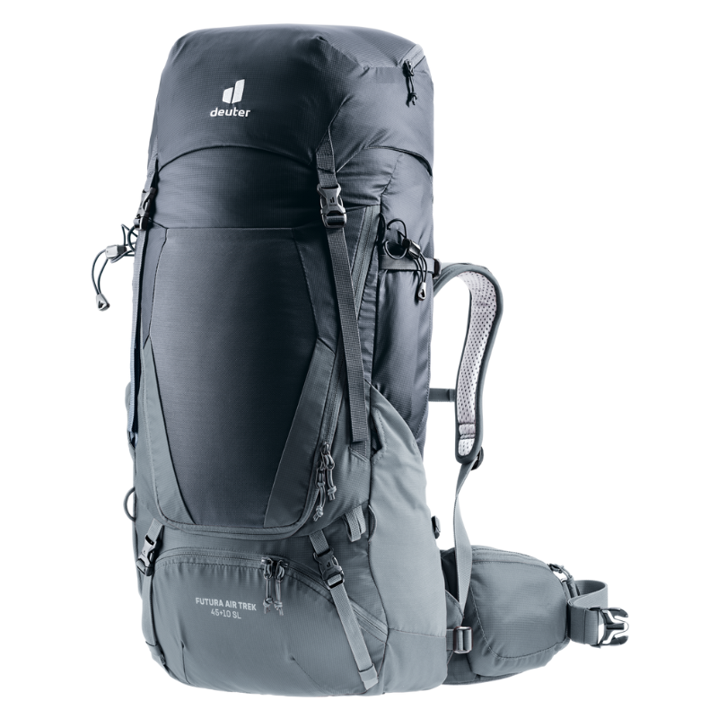 Turistinė kuprinė Deuter Futura Air Trek 45 +10 SL - Juoda