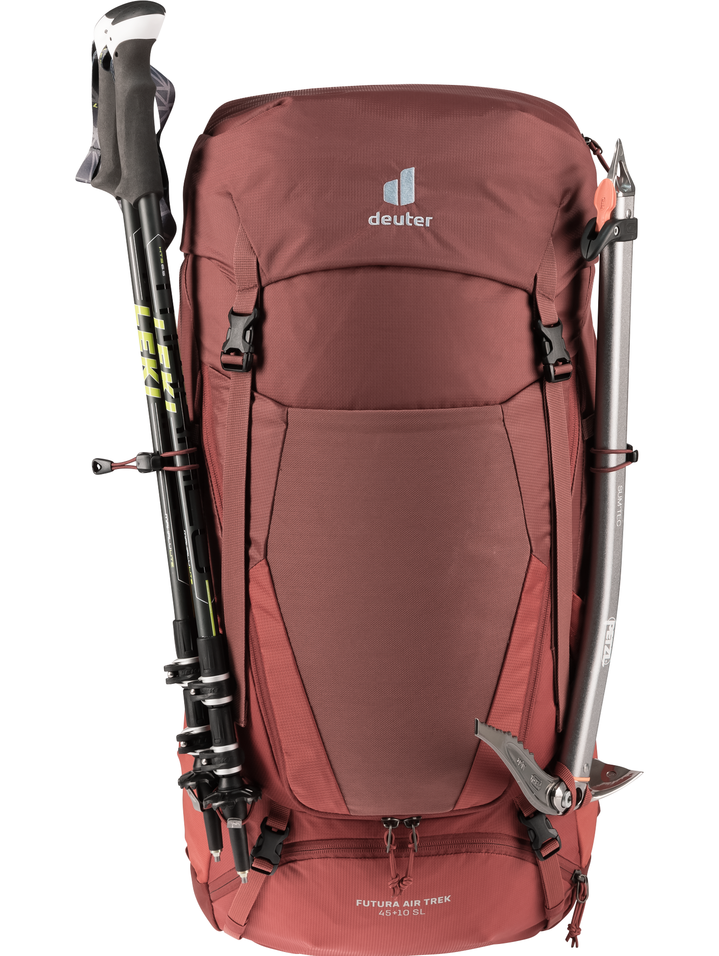 Turistinė kuprinė Deuter Futura Air Trek 45 +10 SL - Juoda
