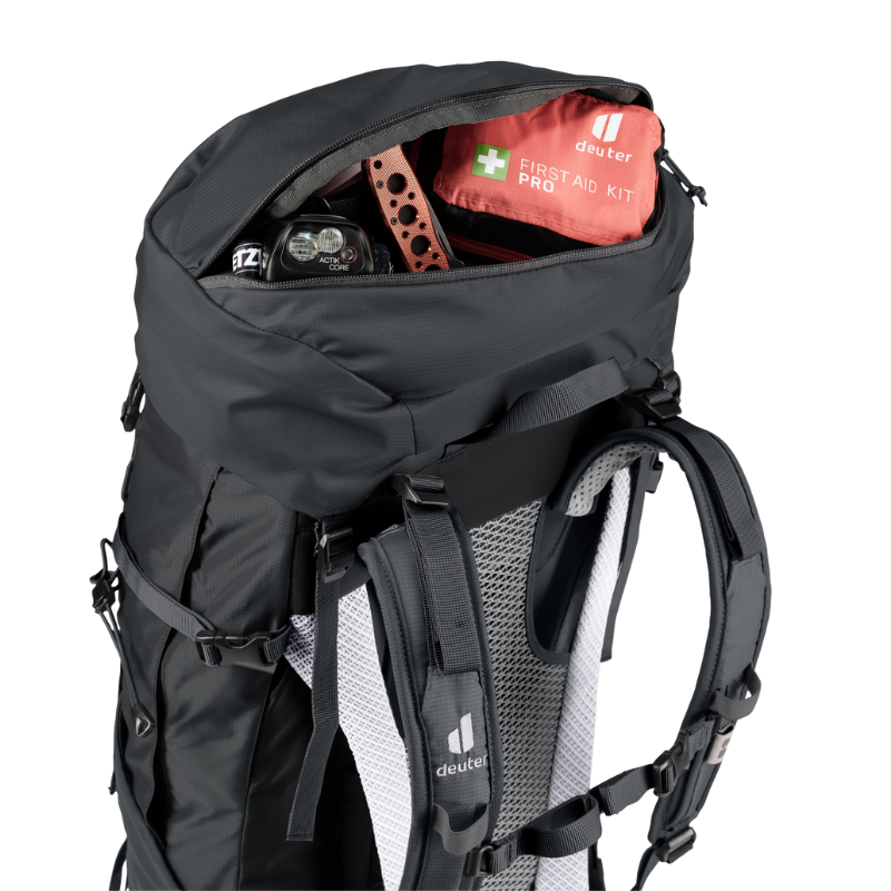 Turistinė kuprinė Deuter Futura Air Trek 45 +10 SL - Juoda