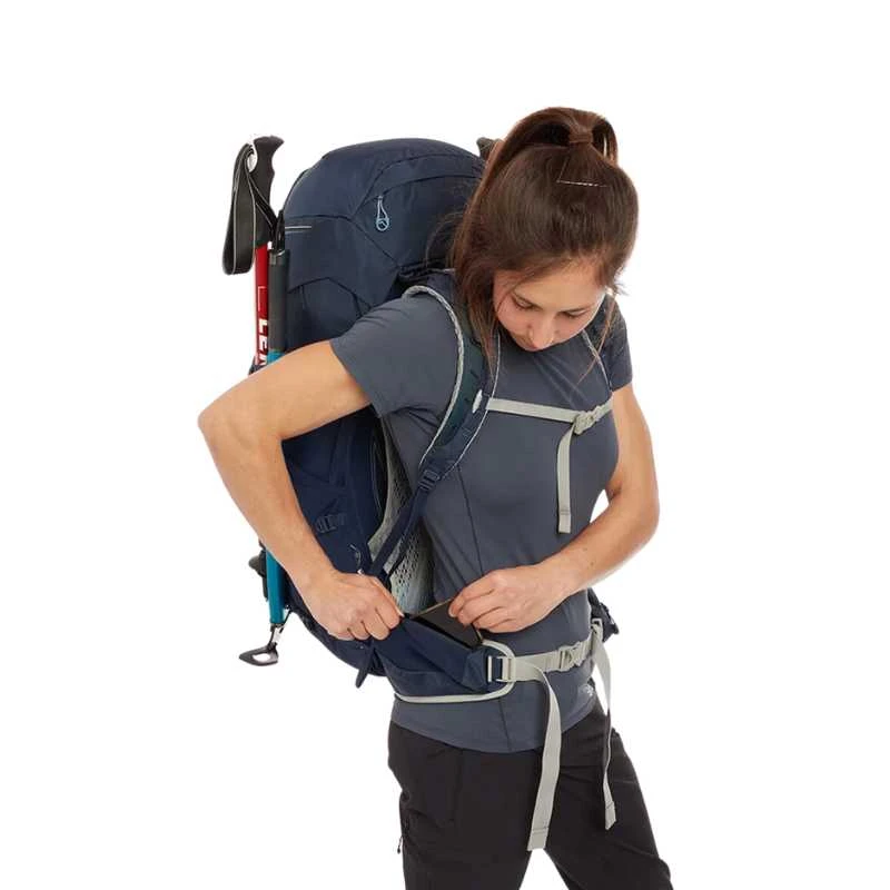 Turistinė kuprinė Lowe Alpine Airzone Trek ND43:50 - Tamsiai mėlyna