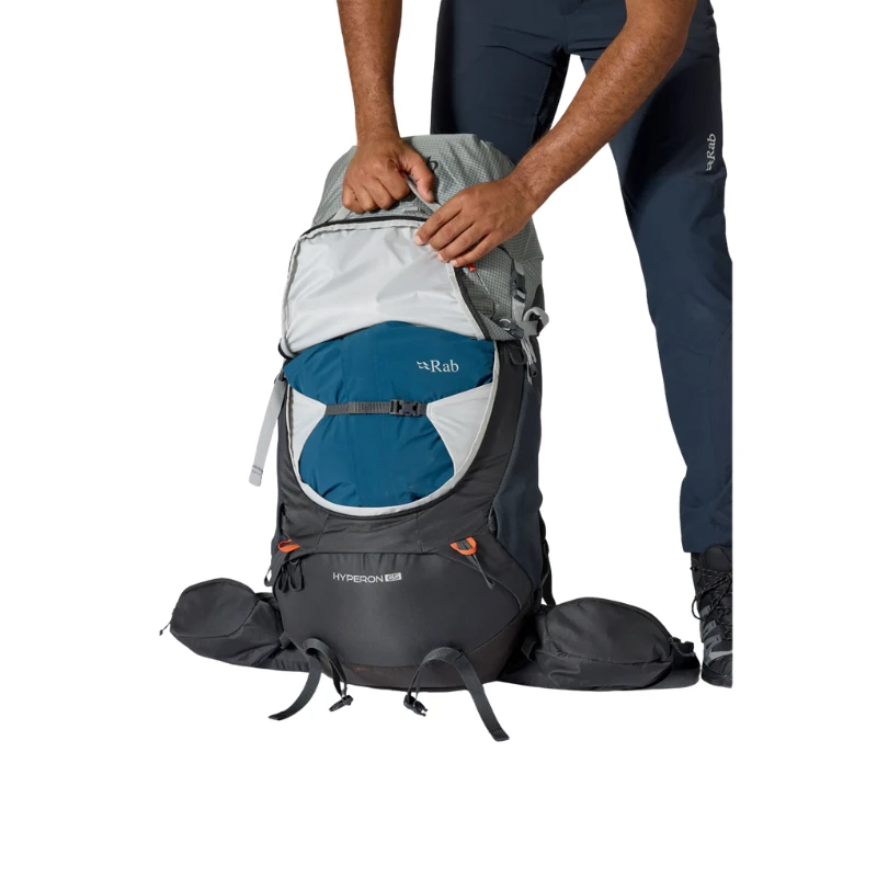Turistinė kuprinė Rab Hyperon 65 - Pilka - M/L