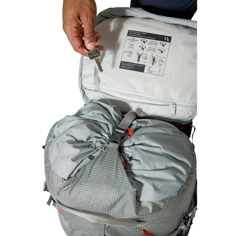 Turistinė kuprinė Rab Hyperon 65 - Pilka - M/L