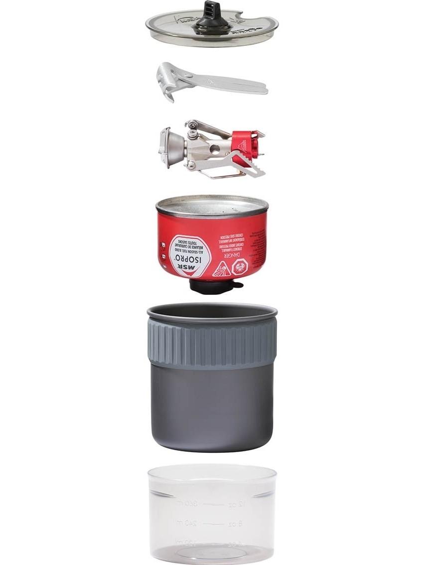 Turistinės viryklės ir puodo komplektas MSR PocketRocket 2 Mini Stove Kit