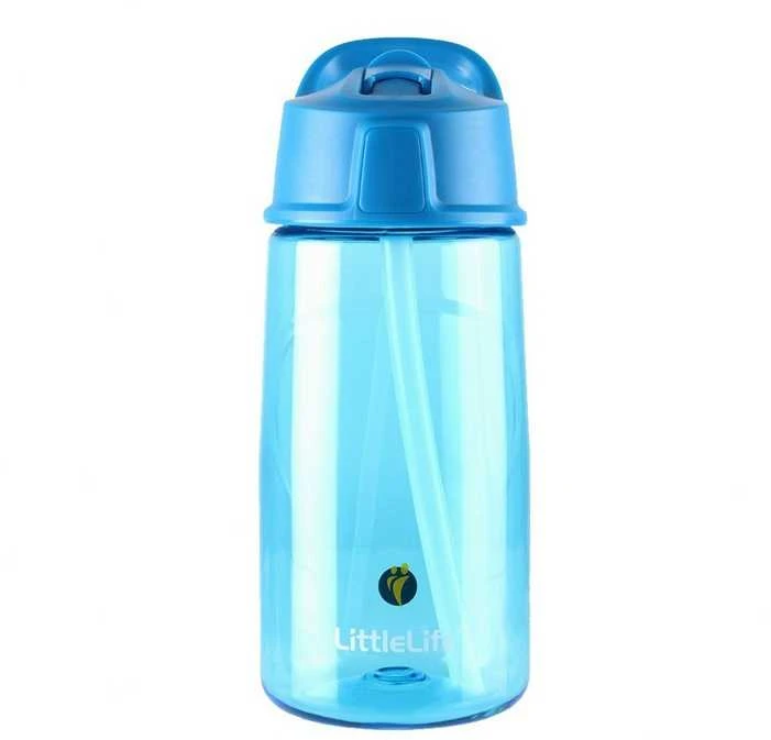 Vaikiška gertuvė Littlelife Flip Top Vanduo Bottle 550 ml - Pilka