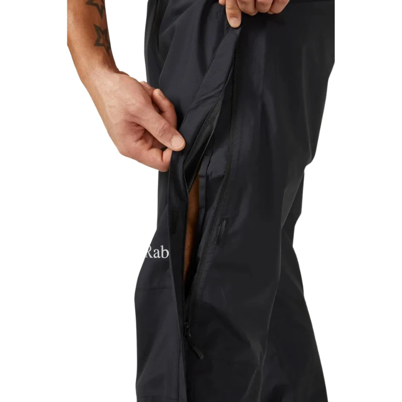 Vyriškos kelnės nuo lietaus Rab Downpour Eco Pants Full Zip - XL