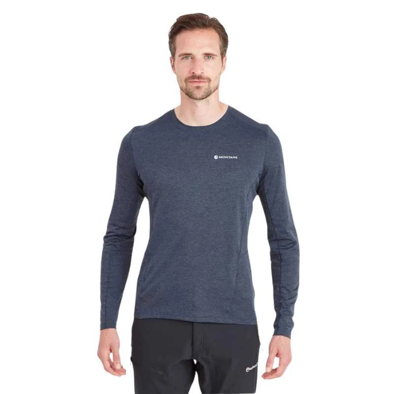 Vyr. Marškinėliai Montane Dart Lite Long Sleeve T-Shirt - Žalia - XL