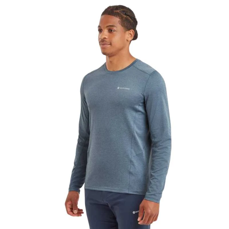 Vyr. Marškinėliai Montane Dart Lite Long Sleeve T-Shirt - Žalia - XL