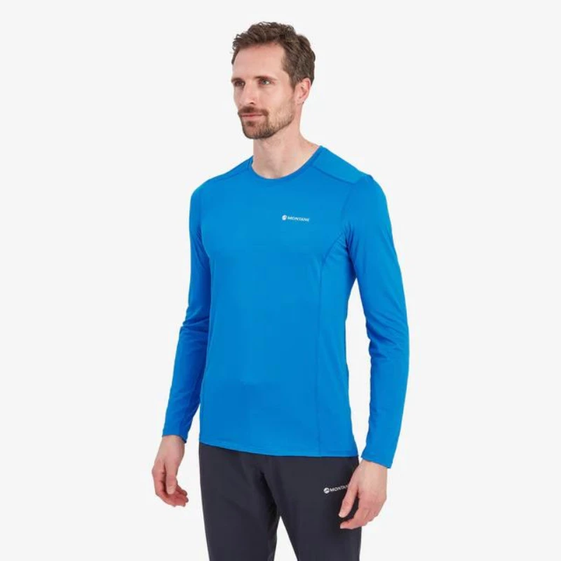 Vyr. Marškinėliai Montane Dart Lite Long Sleeve T-Shirt - S - Žalia