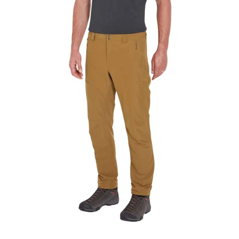 Vyriškos prailgintos kelnės Rab Incline Light Pants Long Leg - M - Rusva (dark butternut)