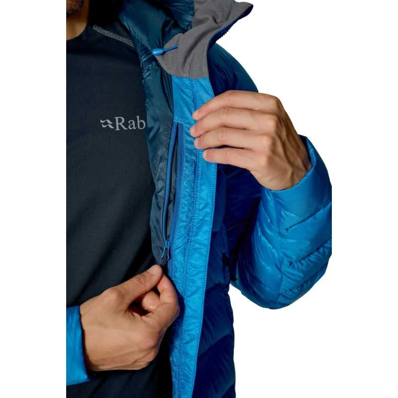 Vyriška pūkinė striukė Rab Electron Pro Hoody - Juoda - XL