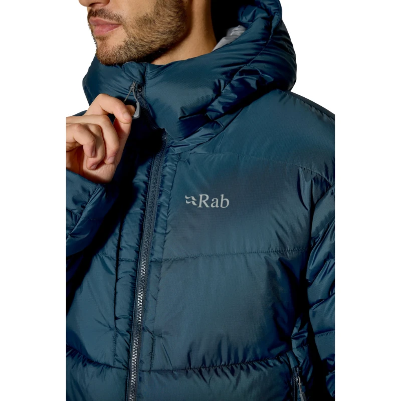 Vyriška pūkinė striukė Rab Positron Pro Hoody - Juoda - M