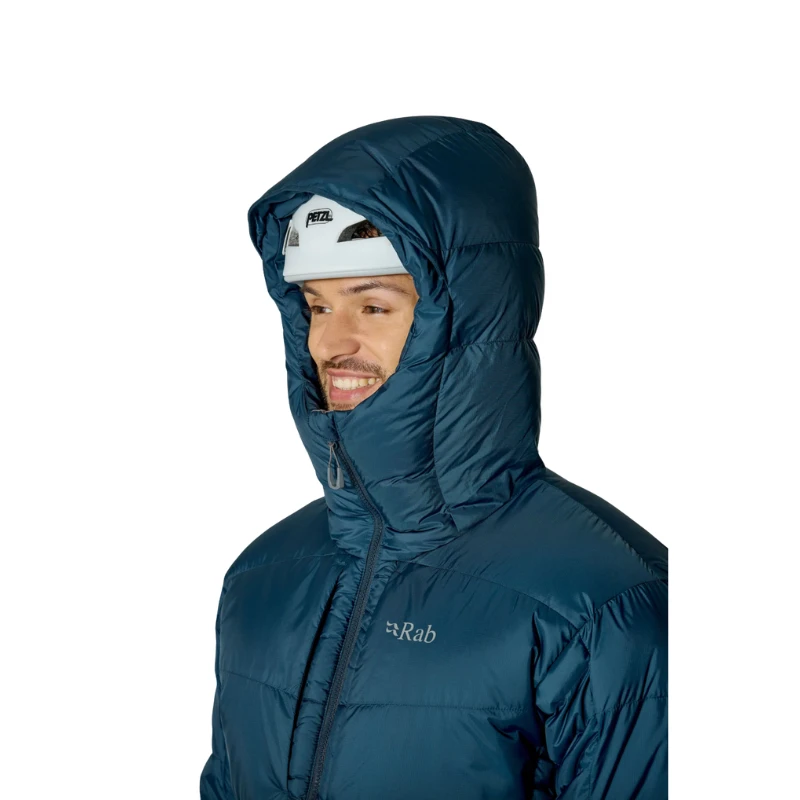 Vyriška pūkinė striukė Rab Positron Pro Hoody - XL - Tamsiai mėlyna